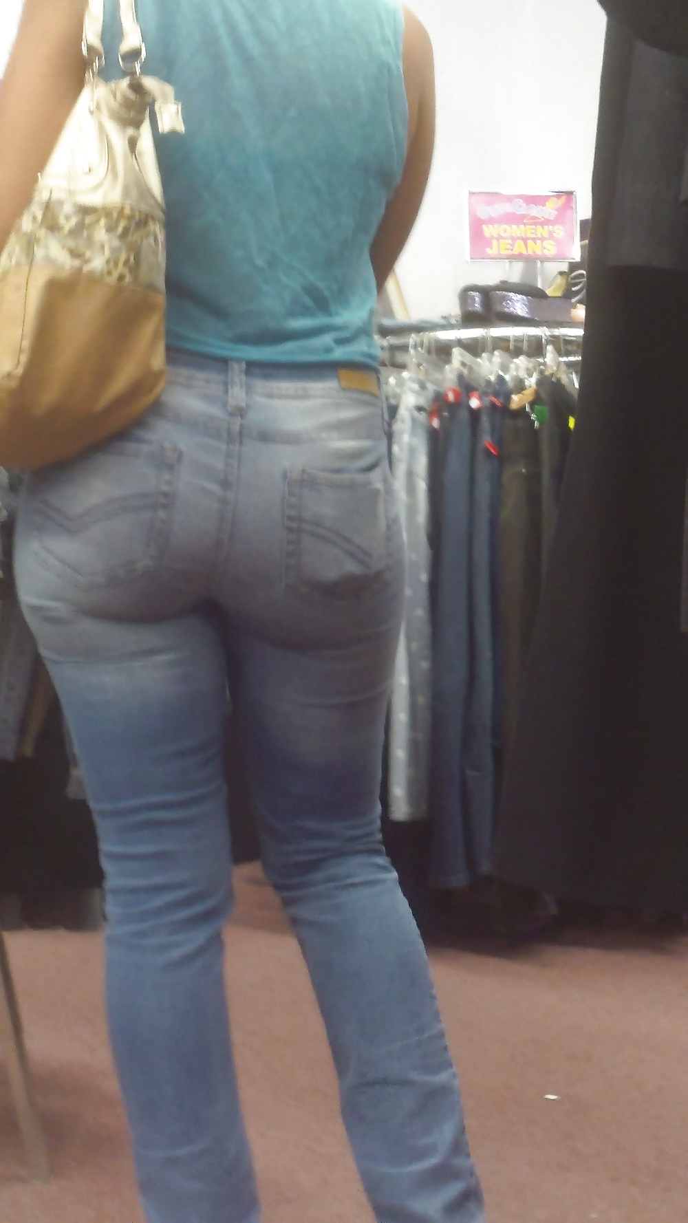 Popular teen girls butts & ass in jeans #21496444