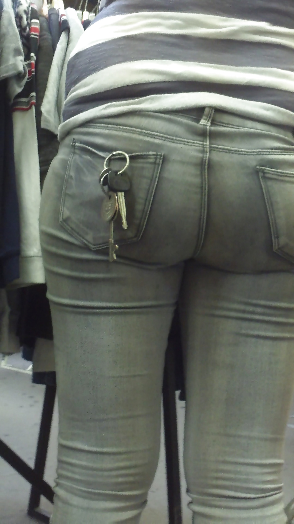 Populäre Jugendlich Mädchen Stummel & Arsch In Jeans #21496672