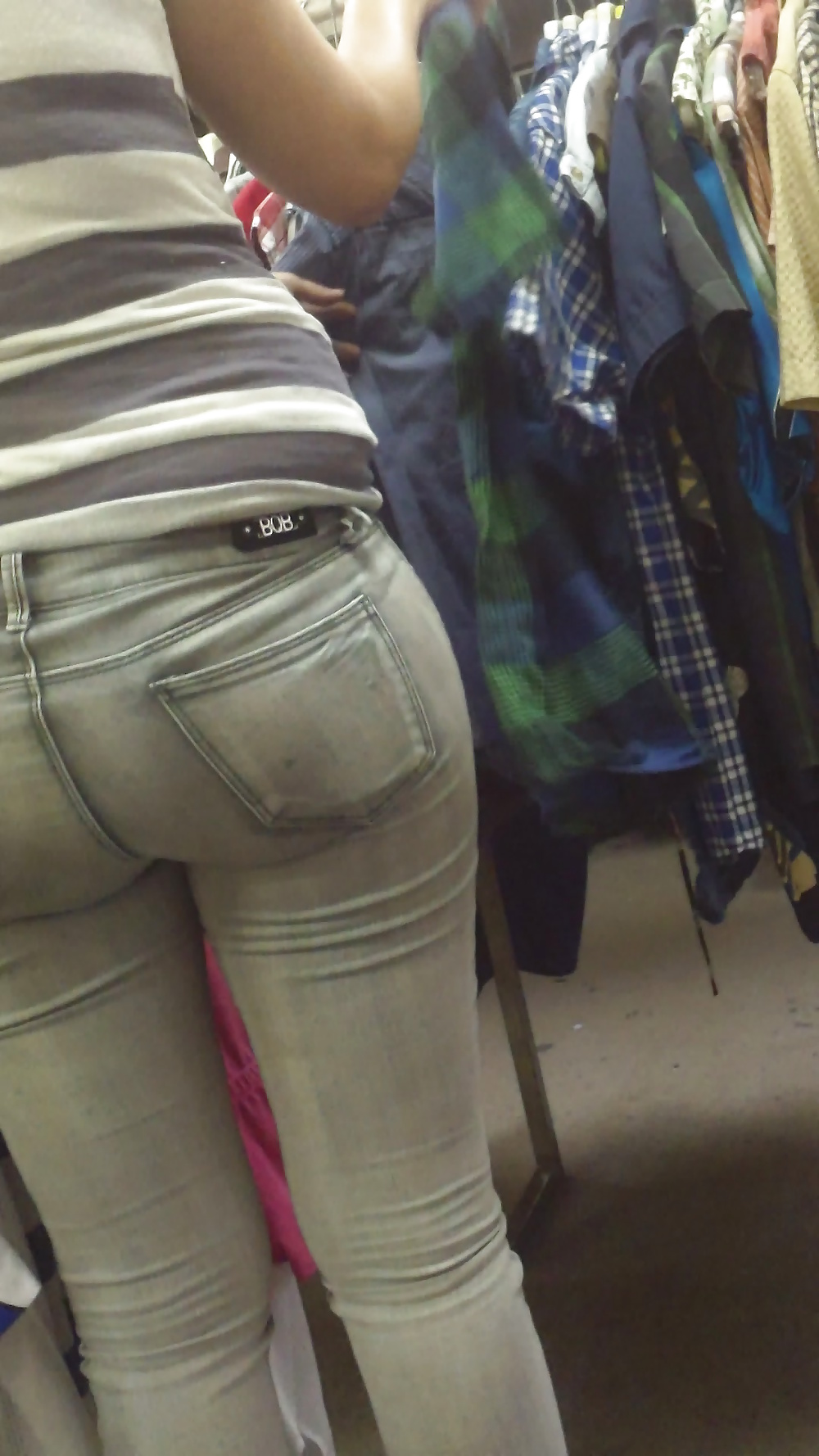 Populäre Jugendlich Mädchen Stummel & Arsch In Jeans #21496715