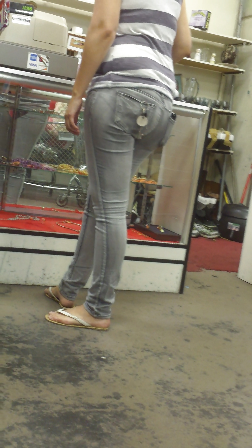 Populäre Jugendlich Mädchen Stummel & Arsch In Jeans #21496730