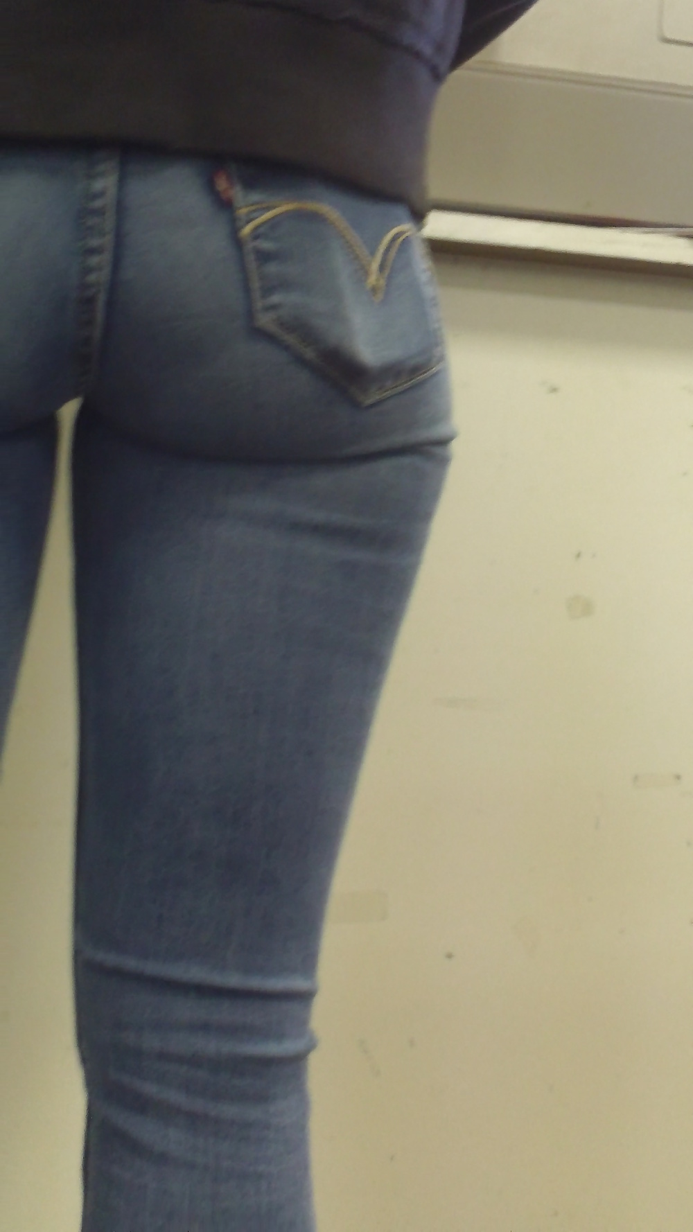 Populäre Jugendlich Mädchen Stummel & Arsch In Jeans #21496750