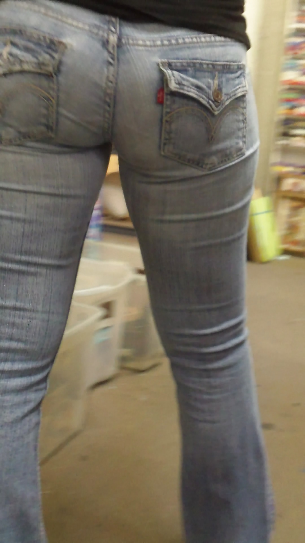 Populäre Jugendlich Mädchen Stummel & Arsch In Jeans #21497018