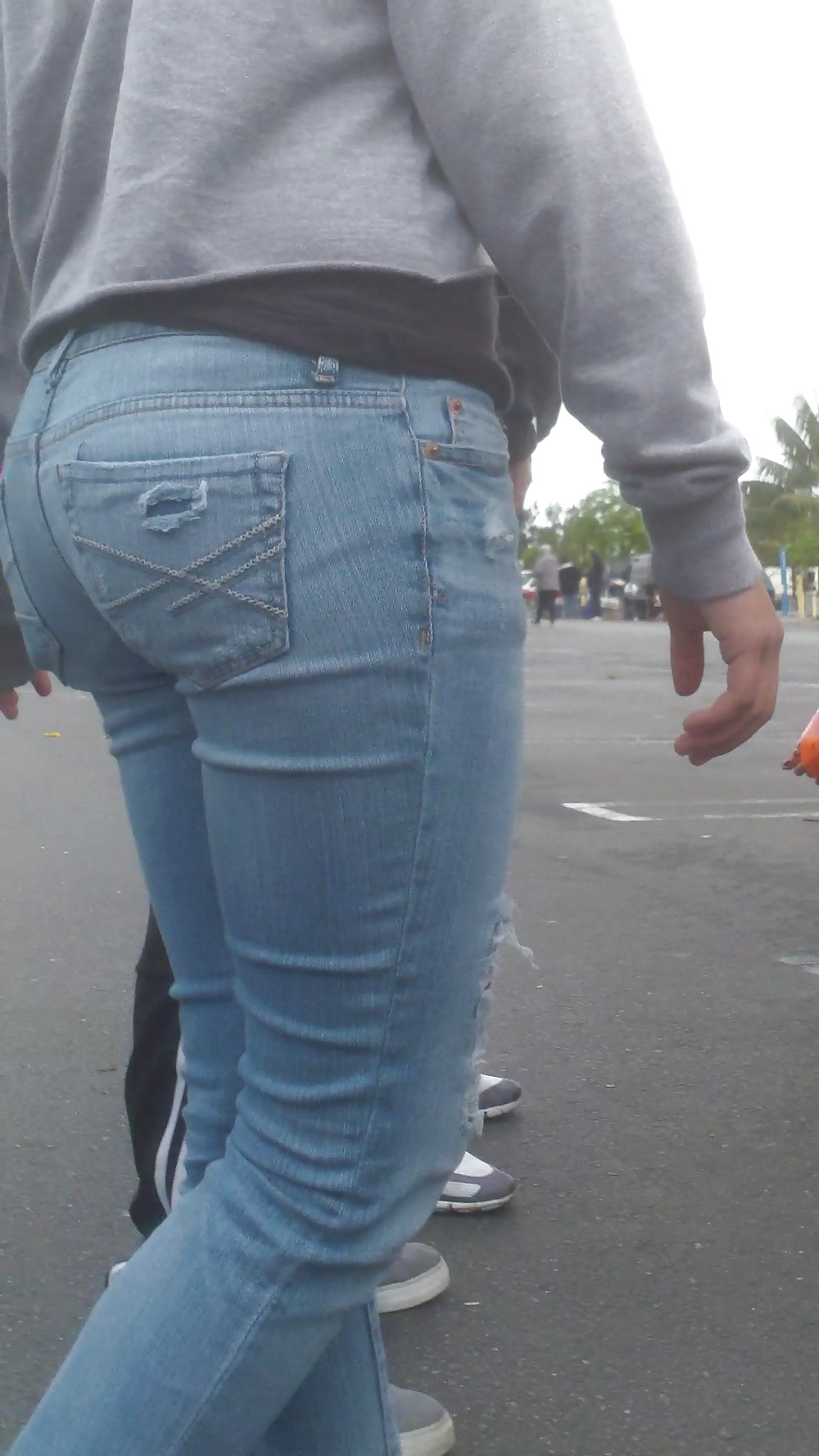 Populäre Jugendlich Mädchen Stummel & Arsch In Jeans #21497088