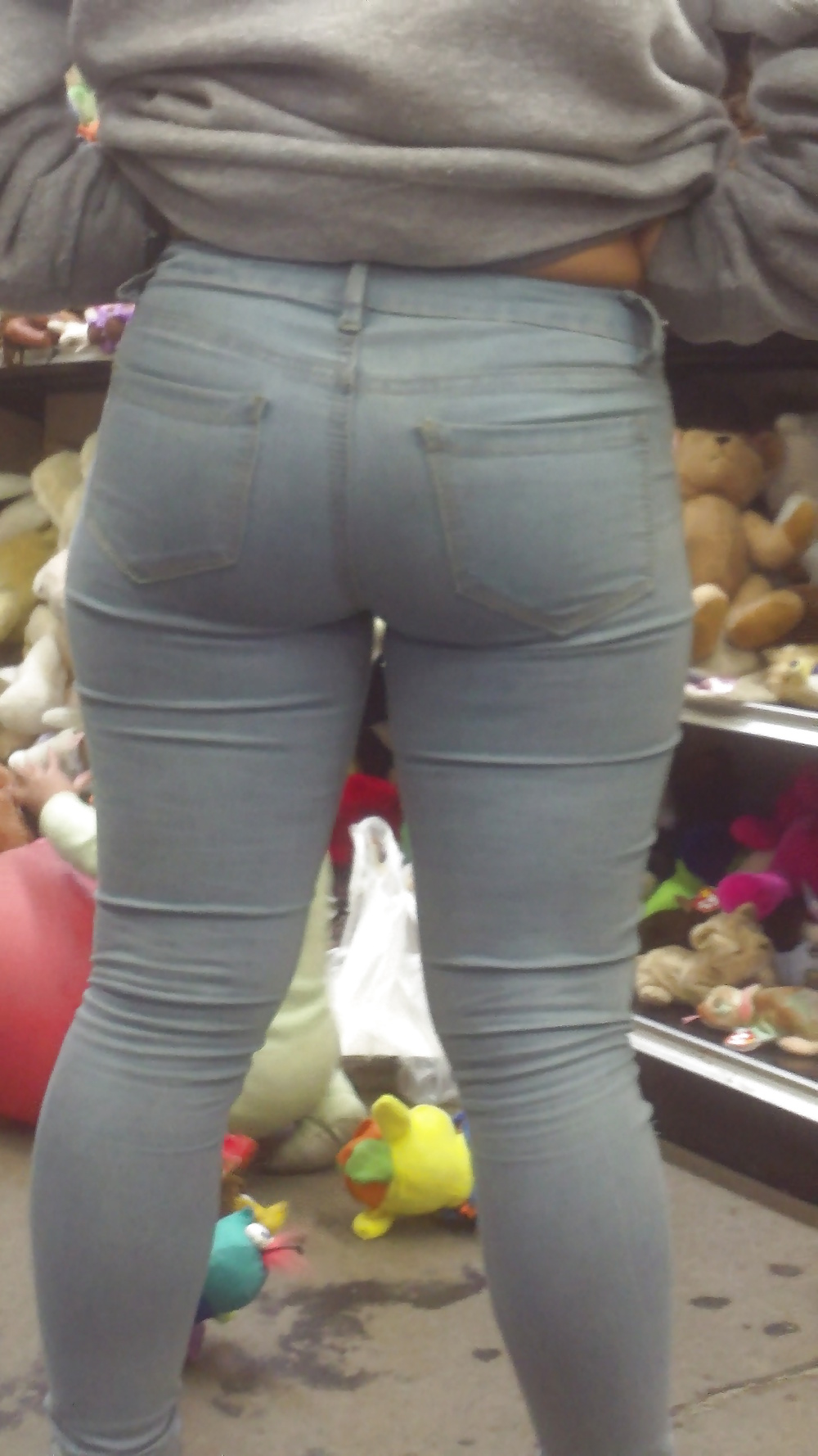 Populäre Jugendlich Mädchen Stummel & Arsch In Jeans #21497171