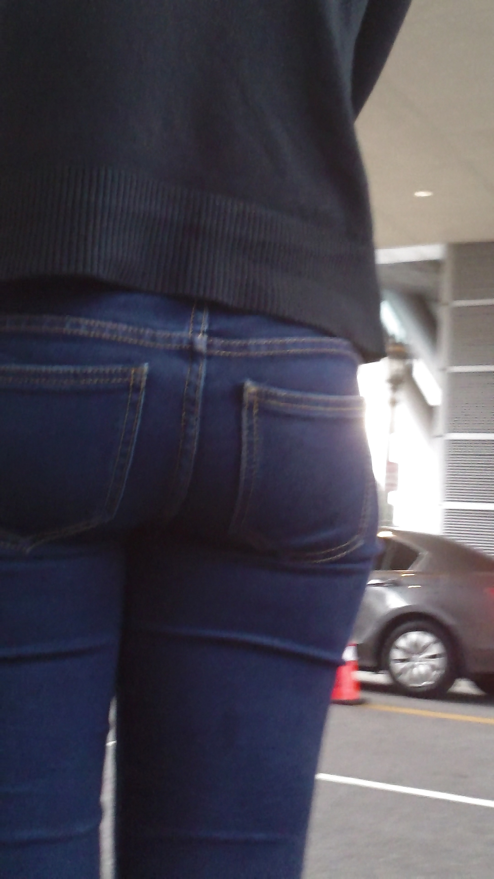 Populäre Jugendlich Mädchen Stummel & Arsch In Jeans #21497755