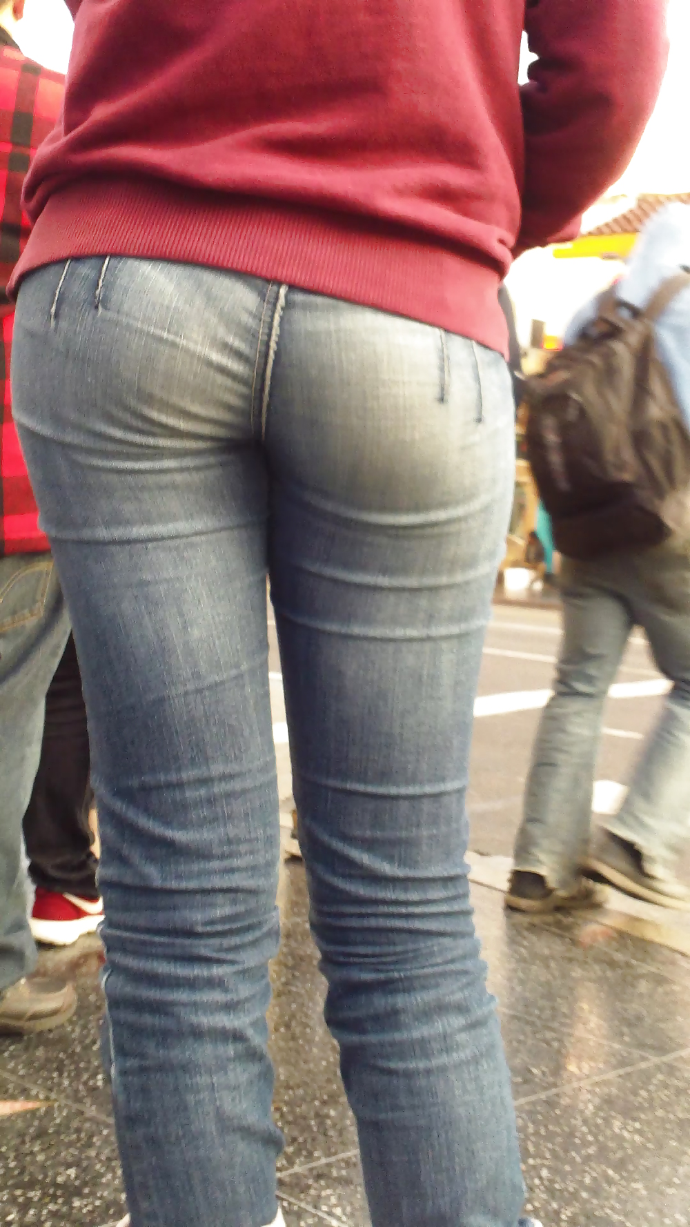 Populäre Jugendlich Mädchen Stummel & Arsch In Jeans #21498480