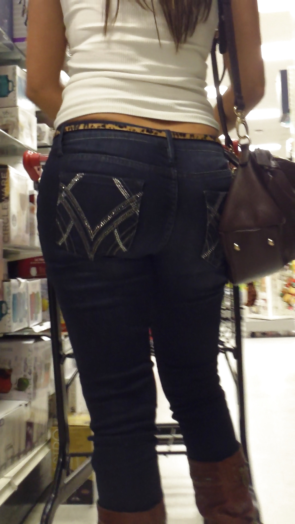 Populäre Jugendlich Mädchen Stummel & Arsch In Jeans #21498547