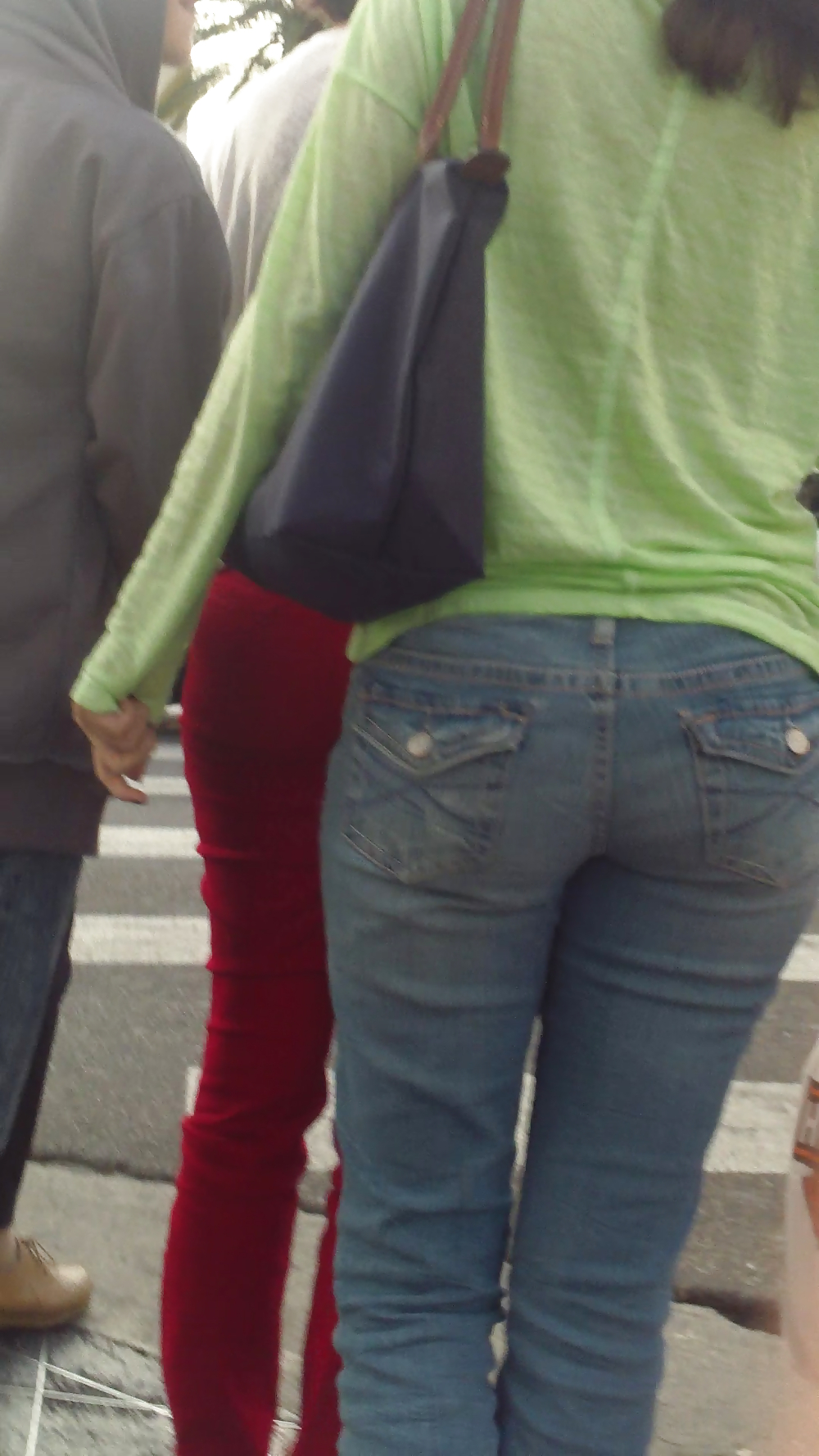 Populäre Jugendlich Mädchen Stummel & Arsch In Jeans #21498664