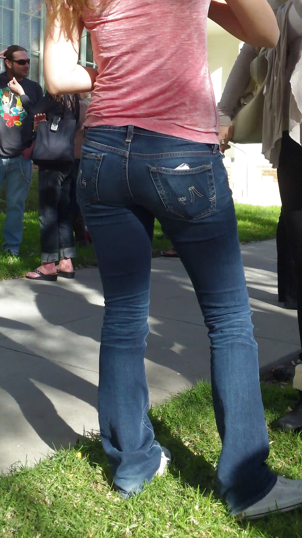 Populäre Jugendlich Mädchen Stummel & Arsch In Jeans #21498886