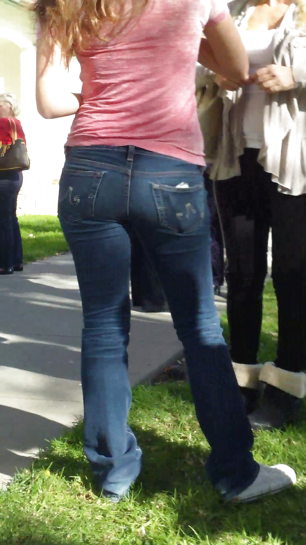 Popular teen girls butts & ass in jeans #21498940