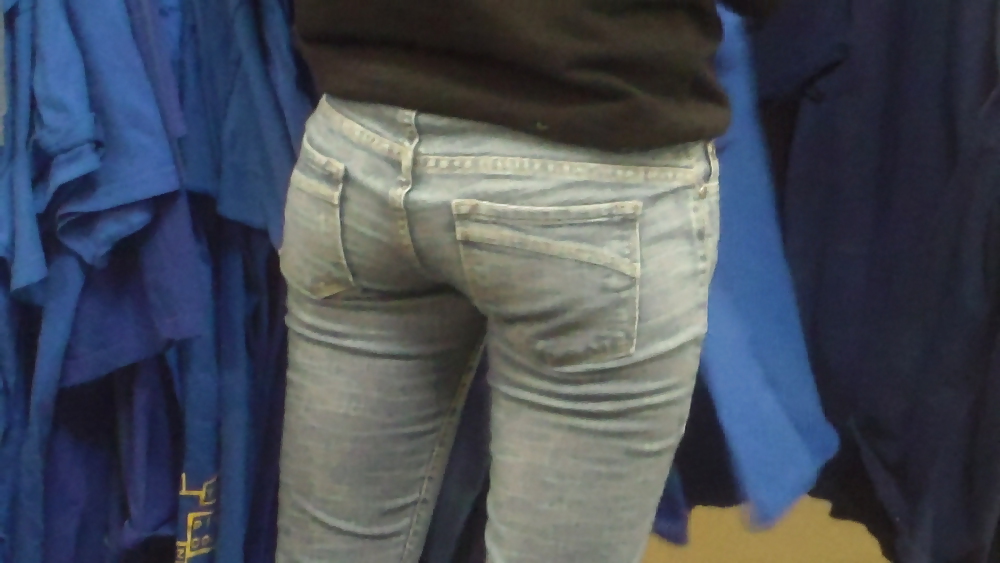 Populäre Jugendlich Mädchen Stummel & Arsch In Jeans #21499126