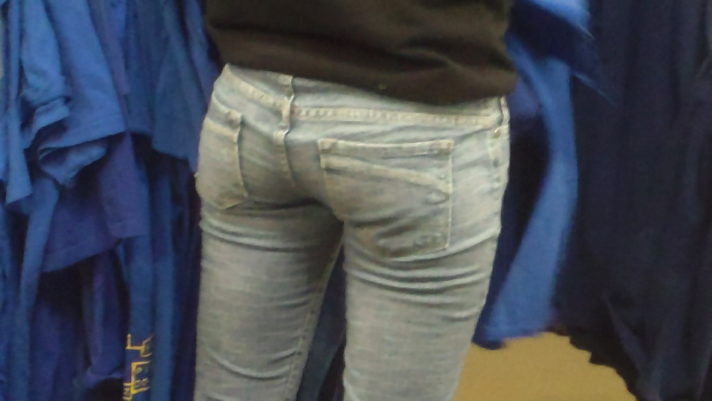 Popular teen girls butts & ass in jeans #21499177