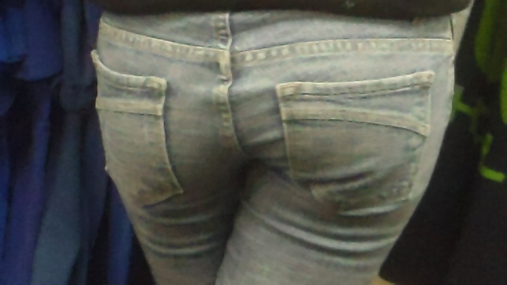 Populäre Jugendlich Mädchen Stummel & Arsch In Jeans #21499224