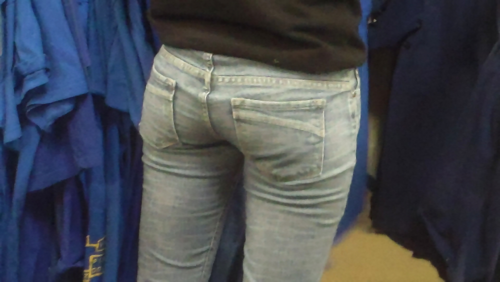 Populäre Jugendlich Mädchen Stummel & Arsch In Jeans #21499229