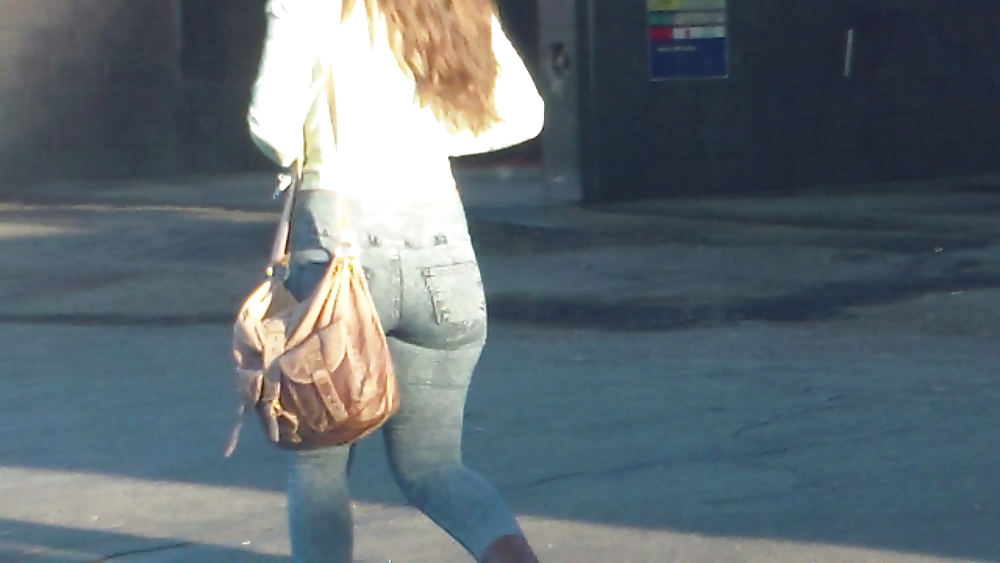 Populäre Jugendlich Mädchen Stummel & Arsch In Jeans #21499424