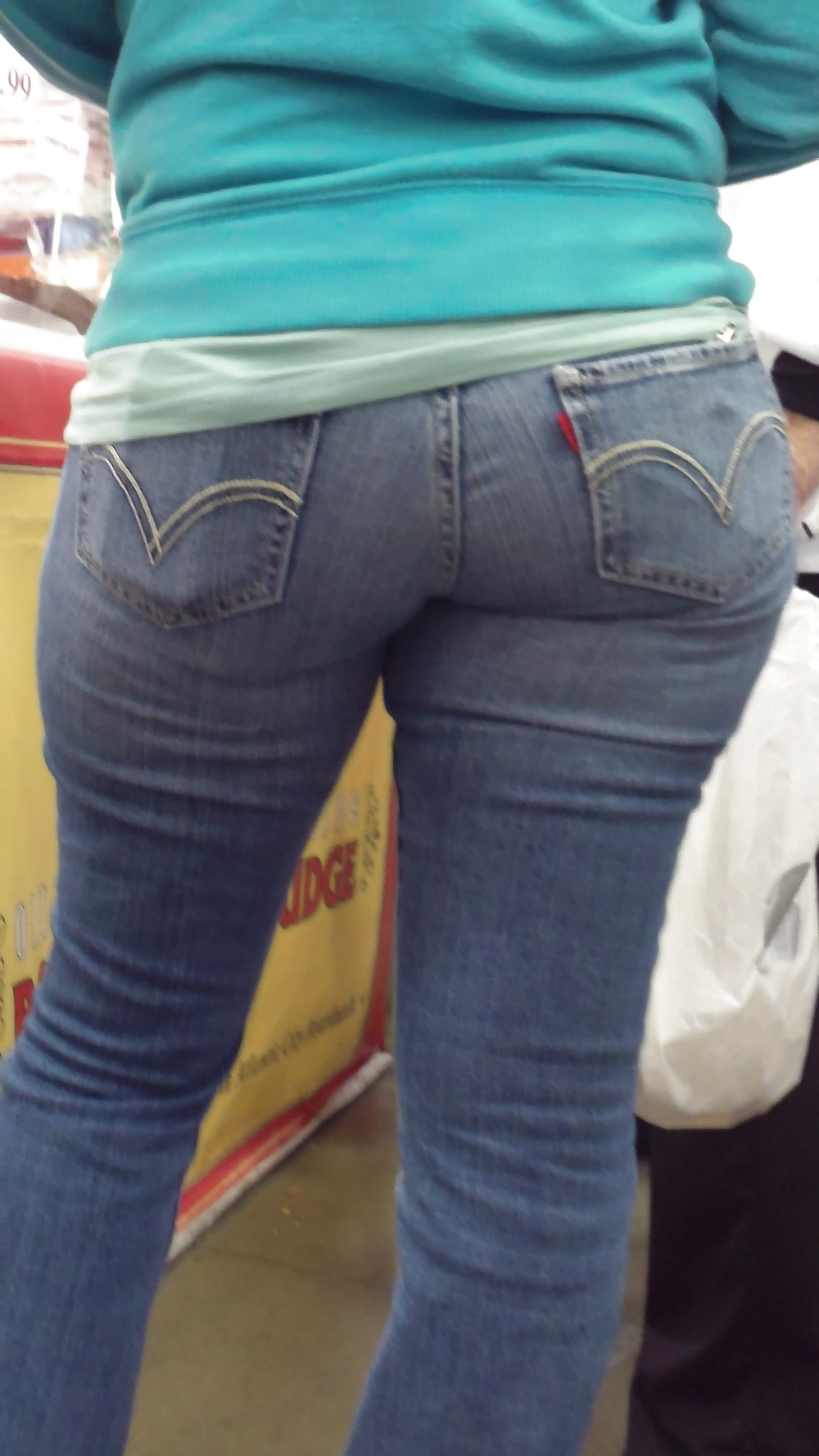 Populäre Jugendlich Mädchen Stummel & Arsch In Jeans #21499984