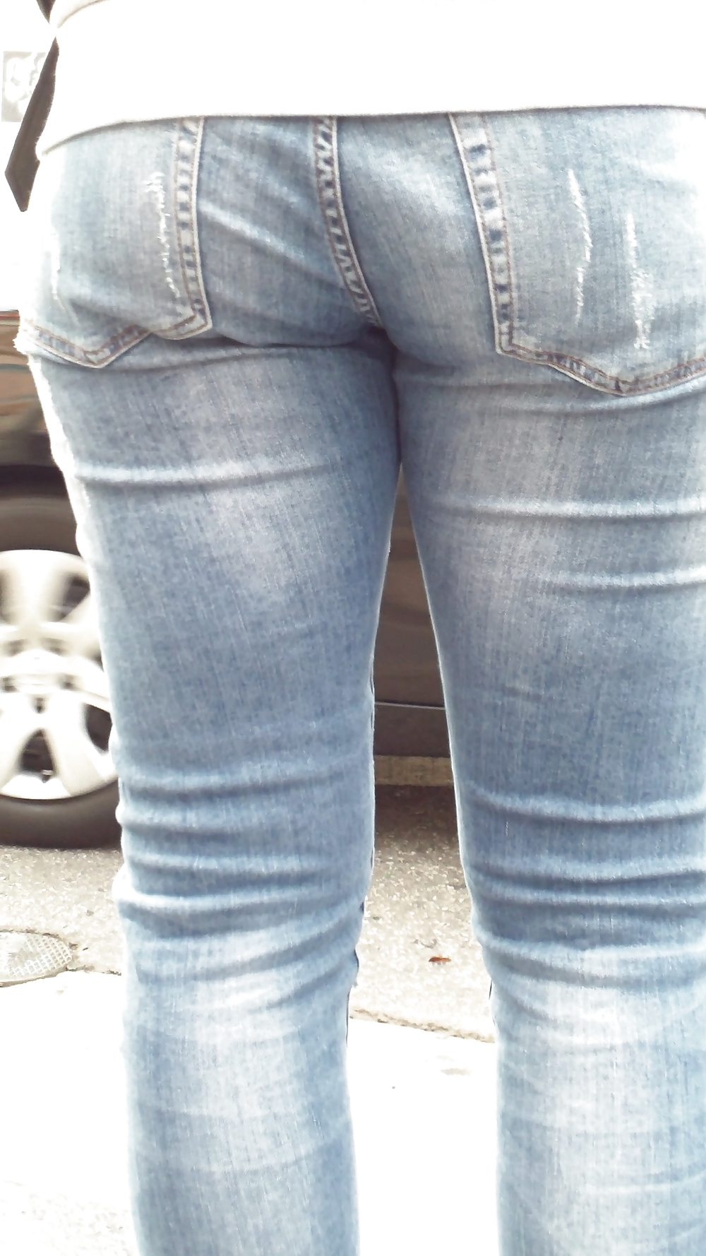 Populäre Jugendlich Mädchen Stummel & Arsch In Jeans #21500381