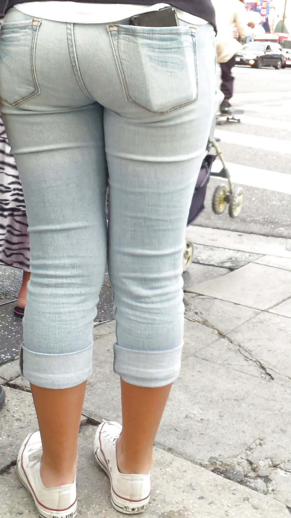 Populäre Jugendlich Mädchen Stummel & Arsch In Jeans #21500423