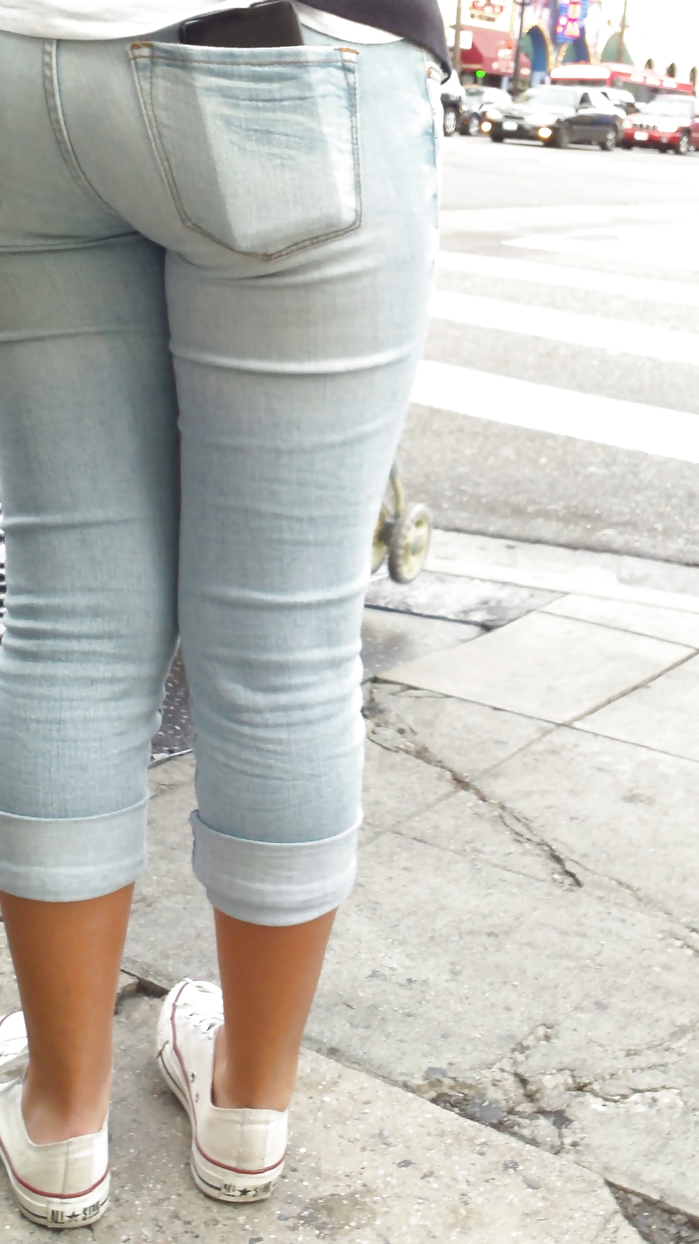 Populäre Jugendlich Mädchen Stummel & Arsch In Jeans #21500460