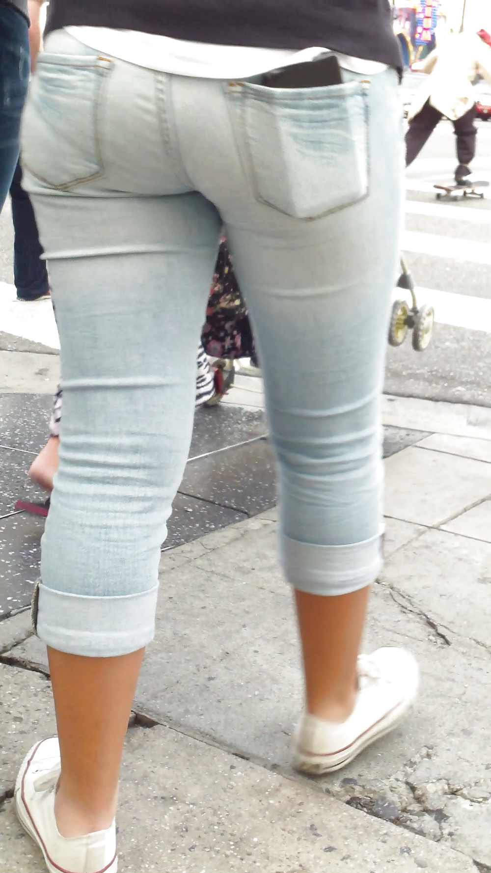 Populäre Jugendlich Mädchen Stummel & Arsch In Jeans #21500467