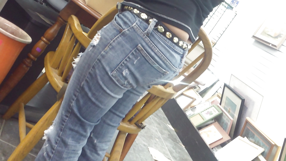 Popular teen girls butts & ass in jeans #21500531
