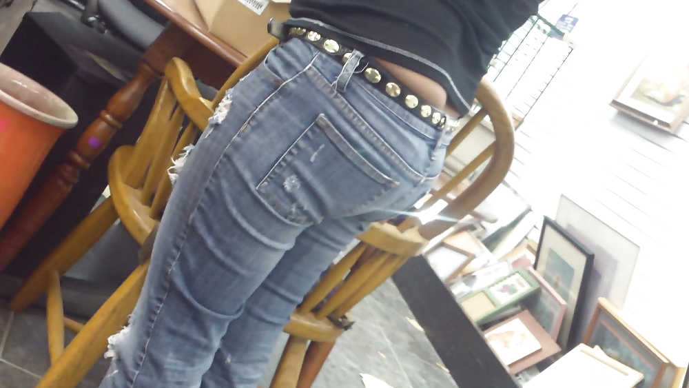 Populäre Jugendlich Mädchen Stummel & Arsch In Jeans #21500537