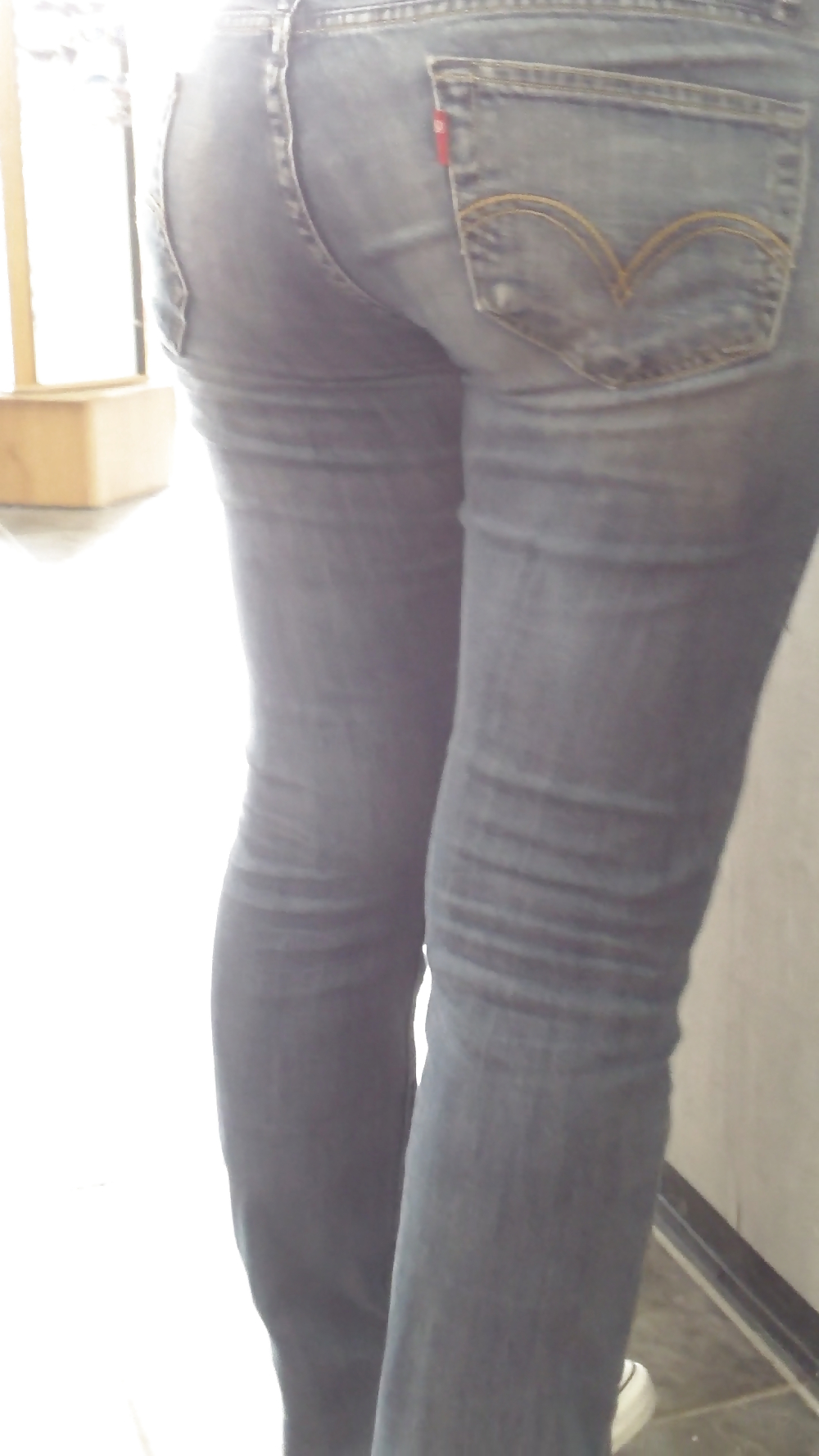Populäre Jugendlich Mädchen Stummel & Arsch In Jeans #21501037