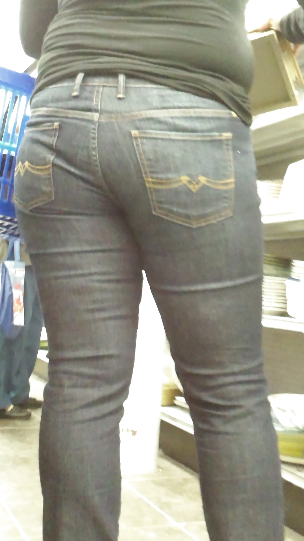 Populäre Jugendlich Mädchen Stummel & Arsch In Jeans #21501309
