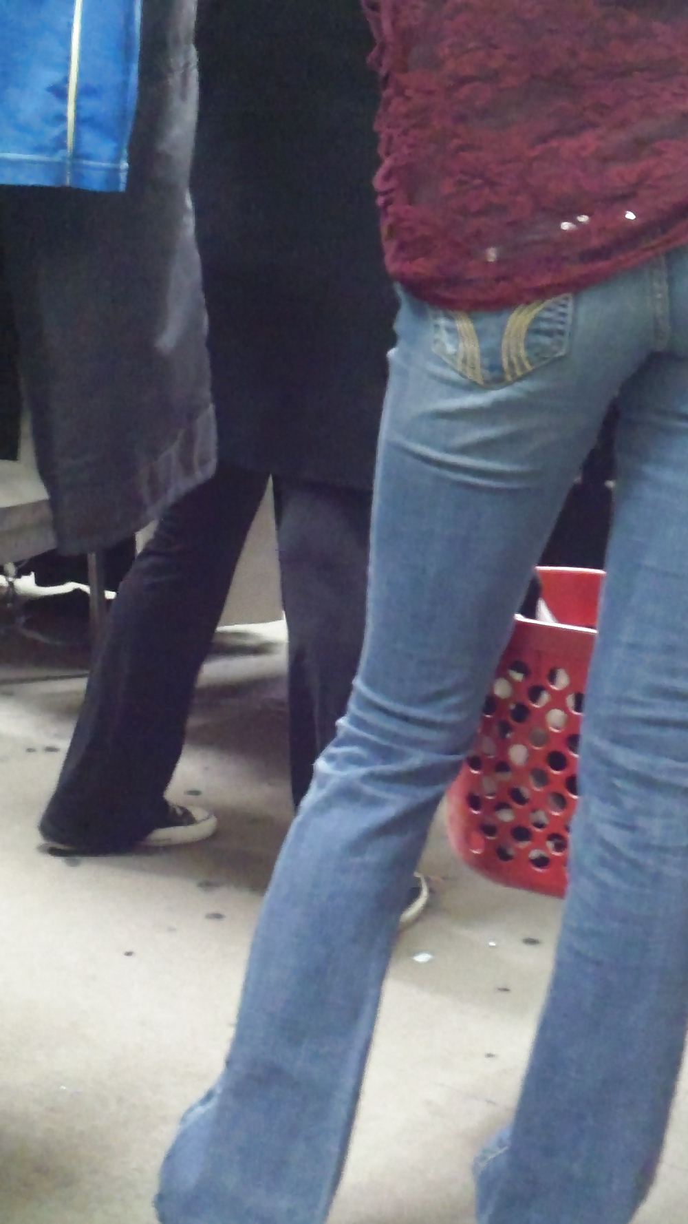 Populäre Jugendlich Mädchen Stummel & Arsch In Jeans #21501712