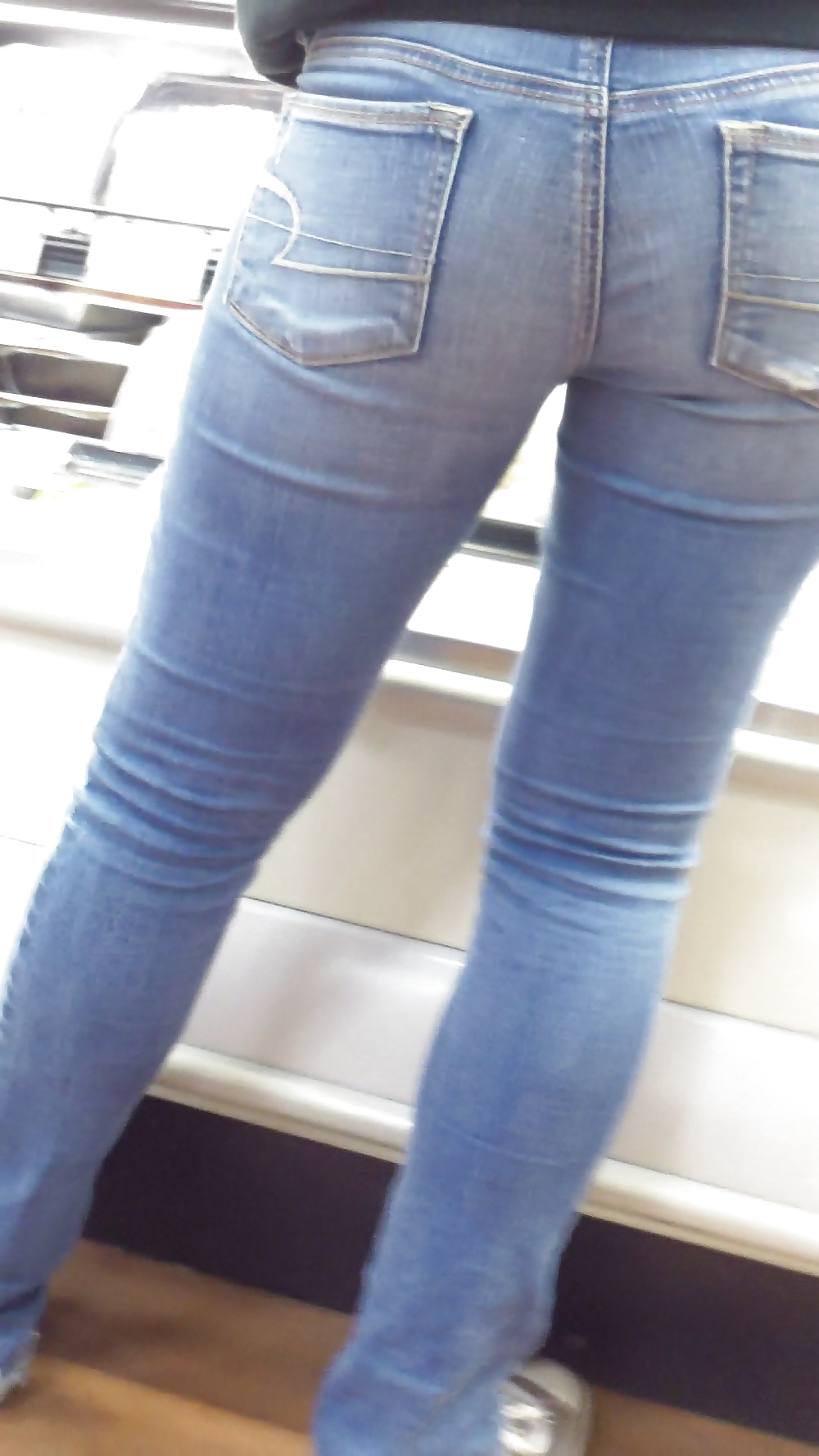 Popular teen girls butts & ass in jeans #21501927