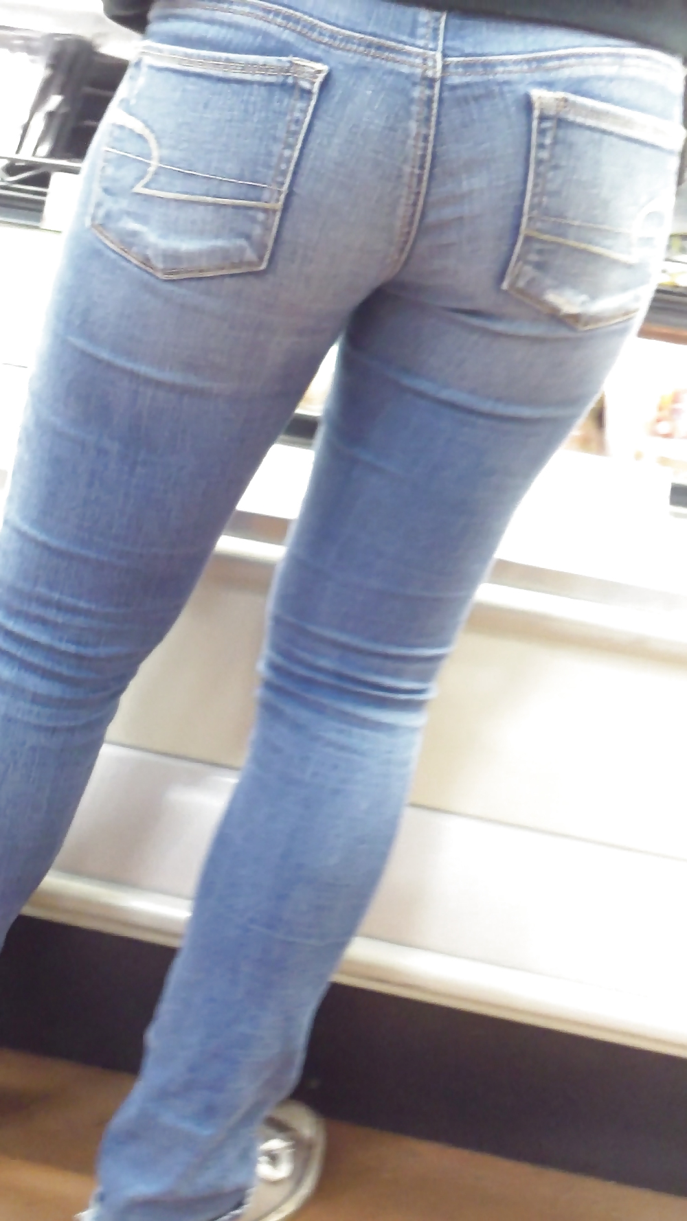 Populäre Jugendlich Mädchen Stummel & Arsch In Jeans #21501960
