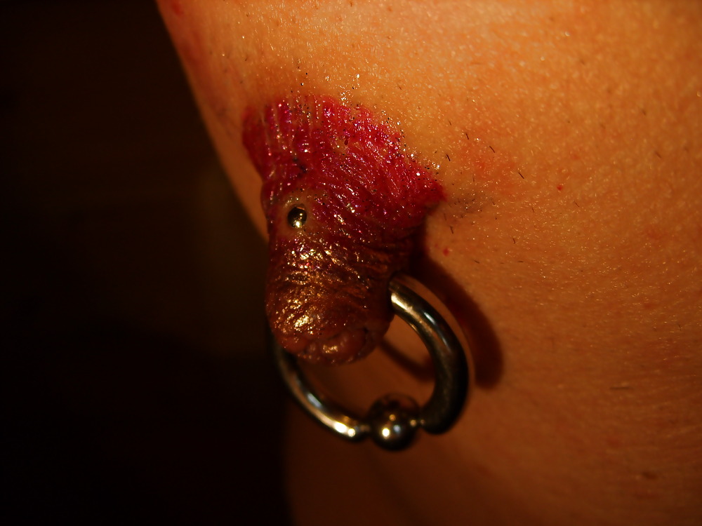 Meine nippel piercing geschminkt 
 #2266387
