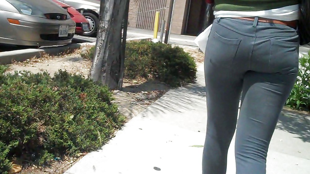 I followed her ass & butt in tight jeans around #5743648