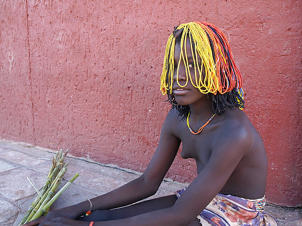 The Beauty of Africa Traditional Tribe Girls #15759019