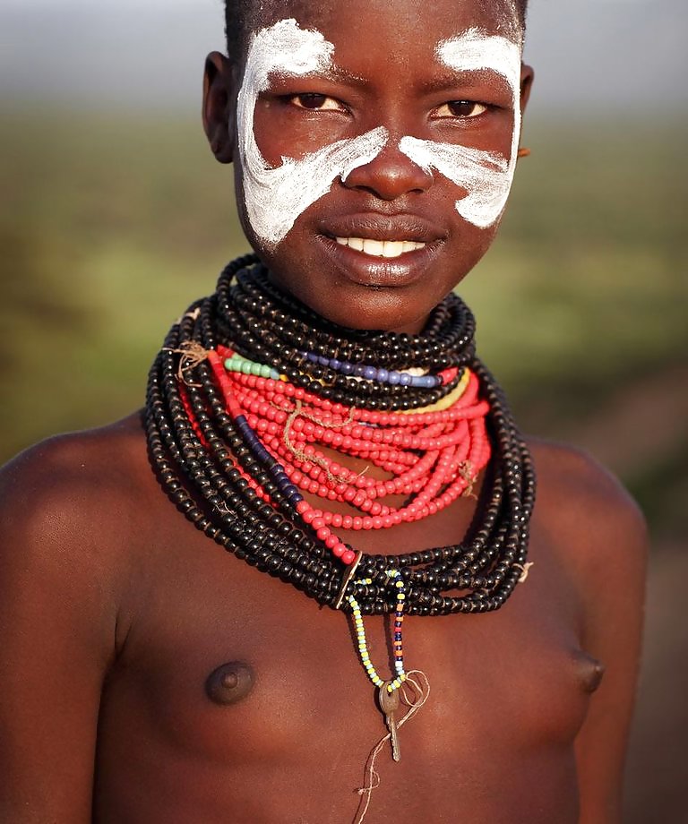 The Beauty of Africa Traditional Tribe Girls #15759040