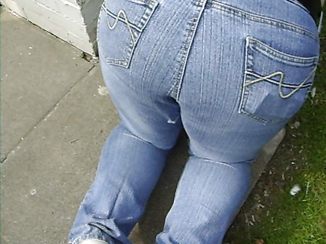 Wifes sexy ass in jeans #13066243