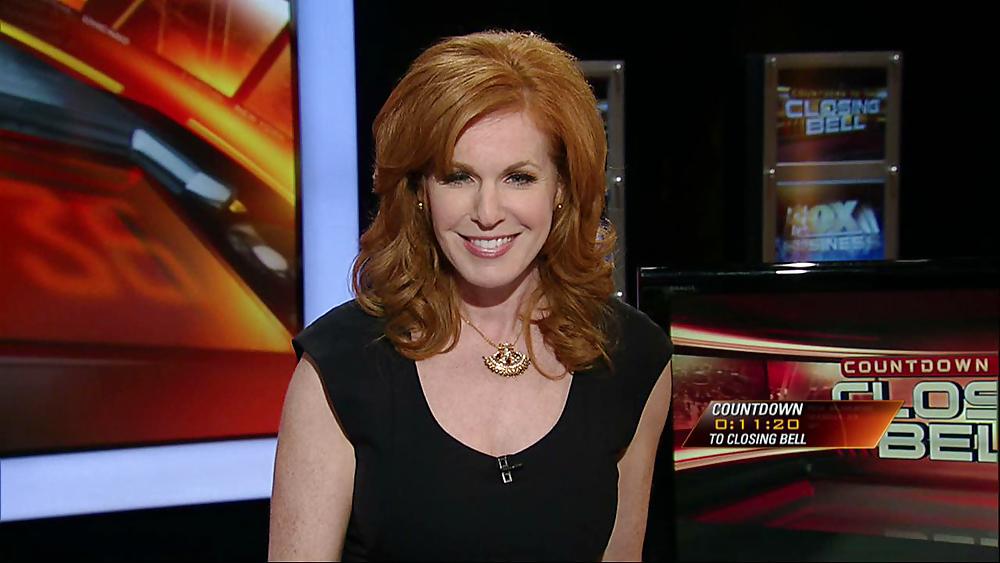 Liz claman conduttore della rete fox business
 #9813700