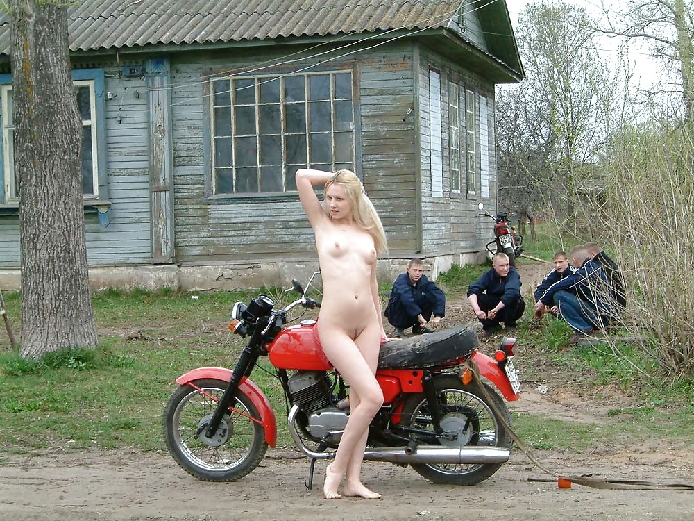 ANNA NAKED WITH MOTORBIKE #1942738