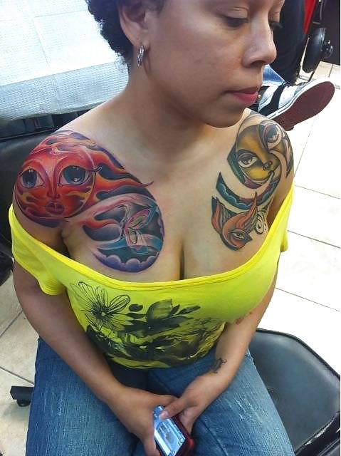 Tat2 Girls (Ebony & Asian) #9976408