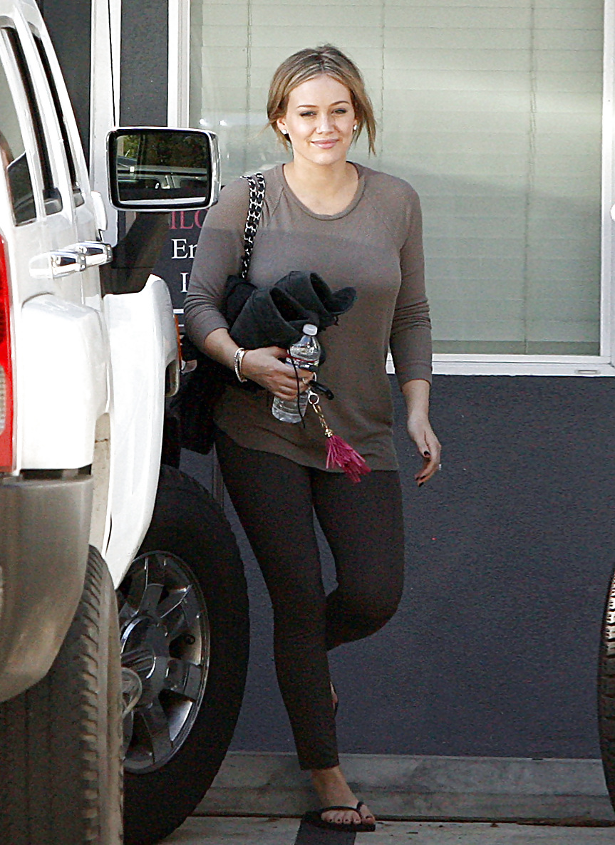 Hilary Duff - leaving a gym in Toluca Lake #5742872