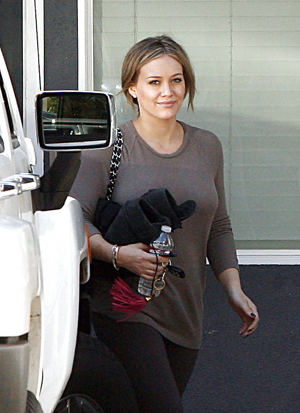 Hilary Duff - leaving a gym in Toluca Lake #5742892