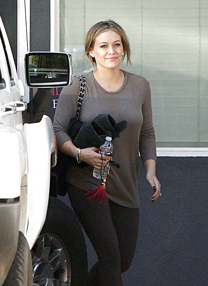 Hilary duff - lasciando una palestra a toluca lake
 #5742900