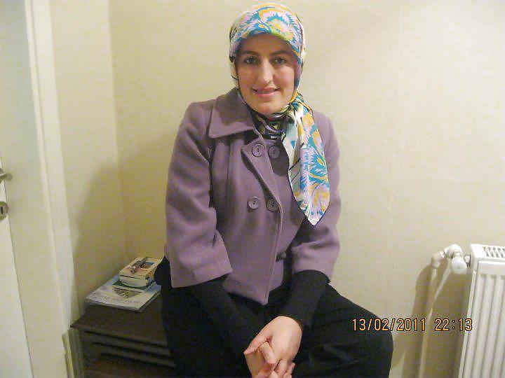 Turkish turbanli hijab arab buyuk album #12733851