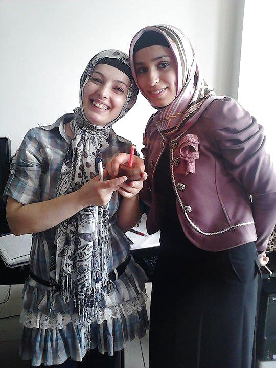 Turkish turbanli hijab arab buyuk album #12733982