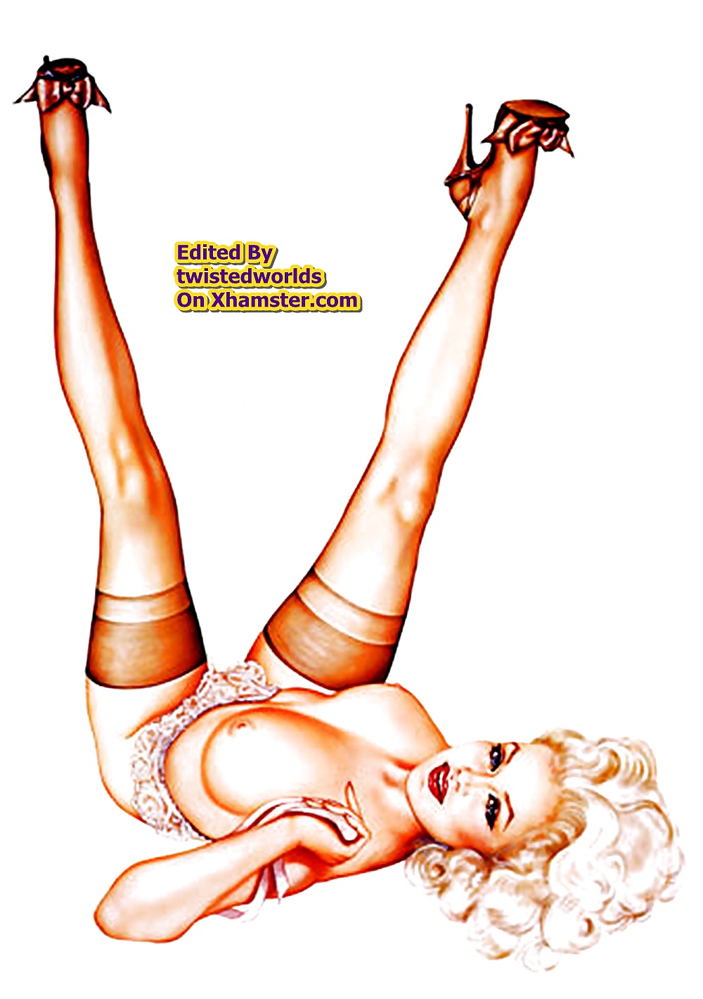 Vintage Pinup Girls New & Old Erotica By twistedworlds #16555924