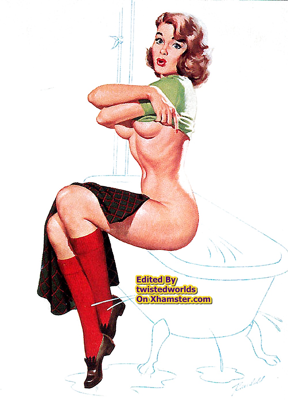 Filles De Pin-up Vintage New & Old Erotica Par Twistedworlds #16555944