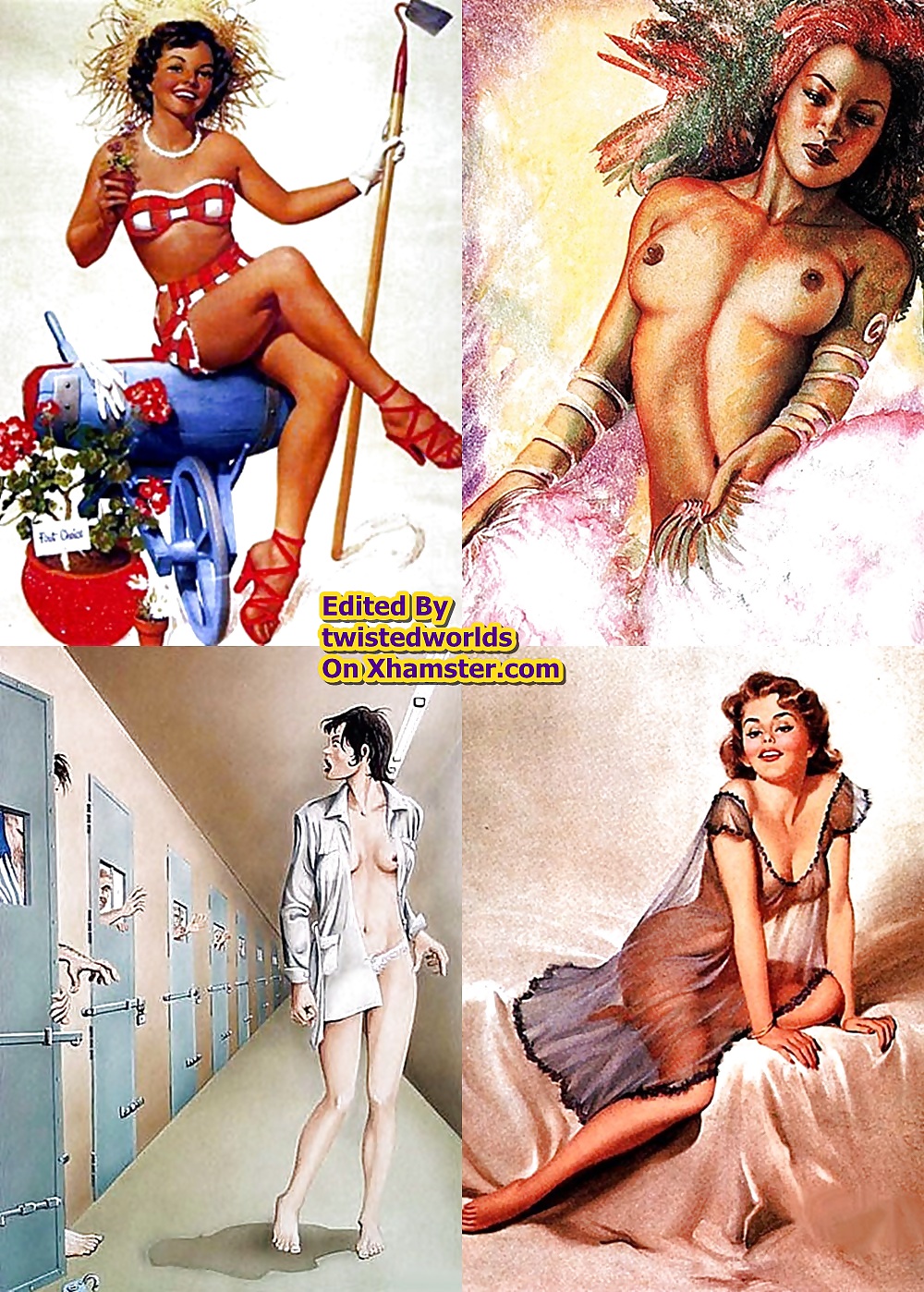 Vintage Pinup Girls New & Old Erotica By twistedworlds #16555952