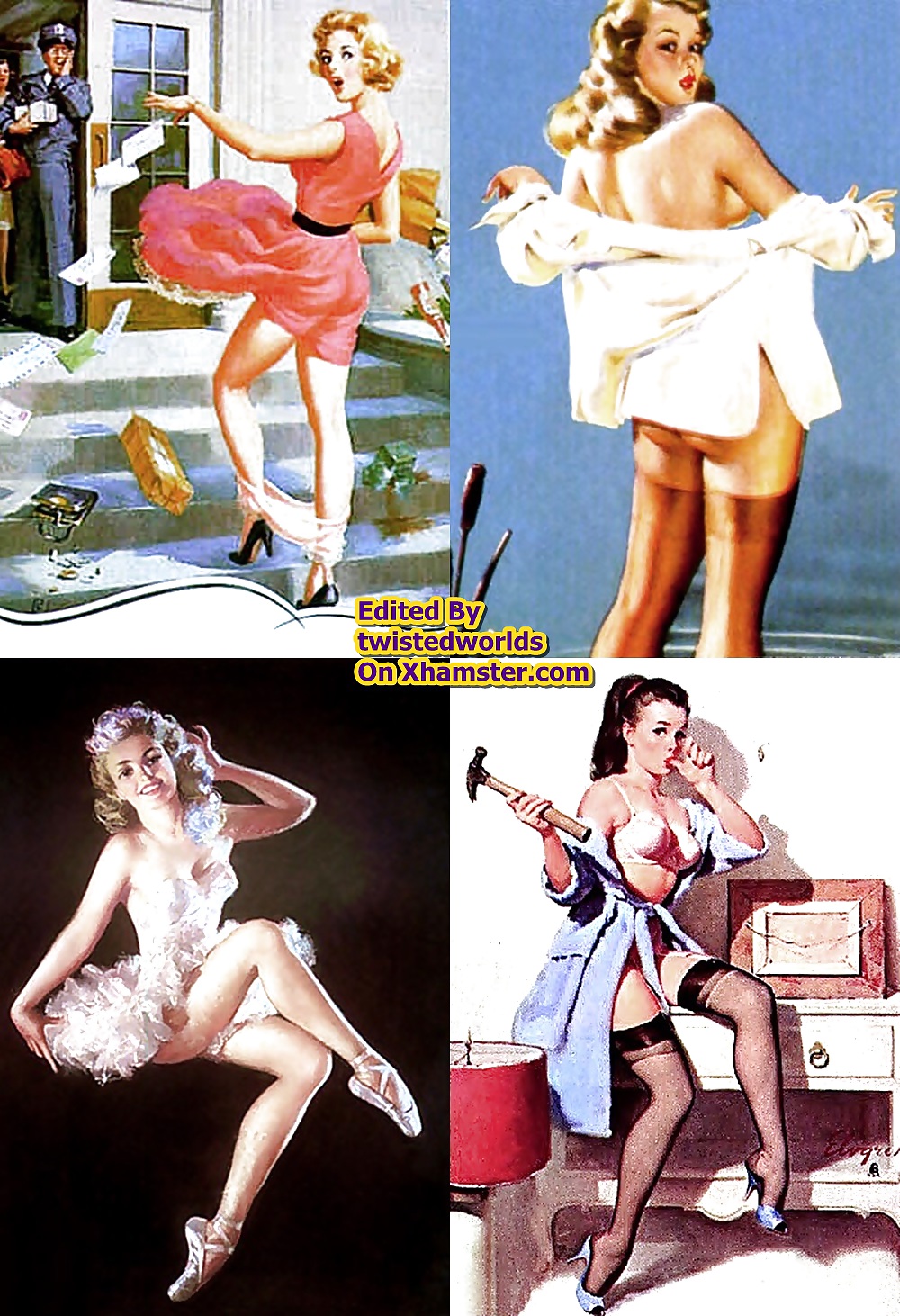 Vintage Pinup Girls New & Old Erotica By twistedworlds #16556010