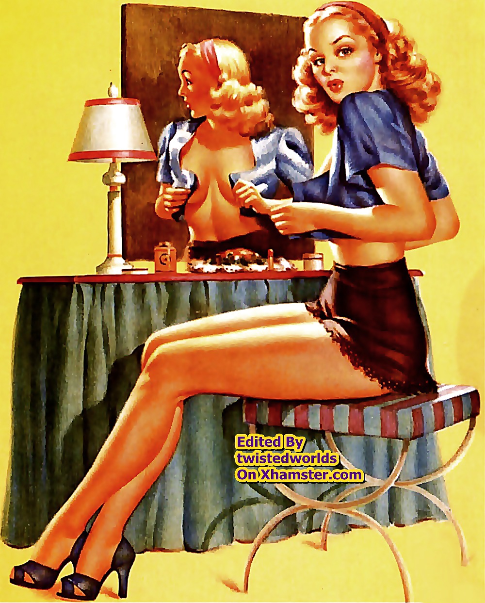 Vintage Pinup Girls New & Old Erotica By twistedworlds #16556038