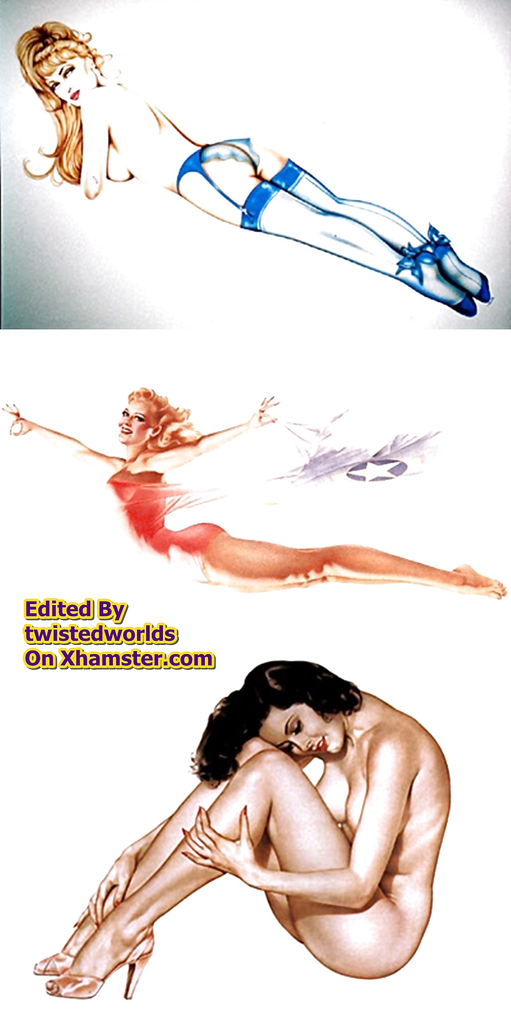 Vintage Pinup Girls New & Old Erotica By twistedworlds #16556046